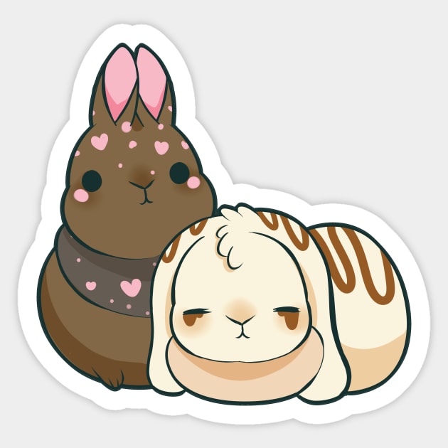 Couple of Sweet BonBuns Sticker by SharpieSam